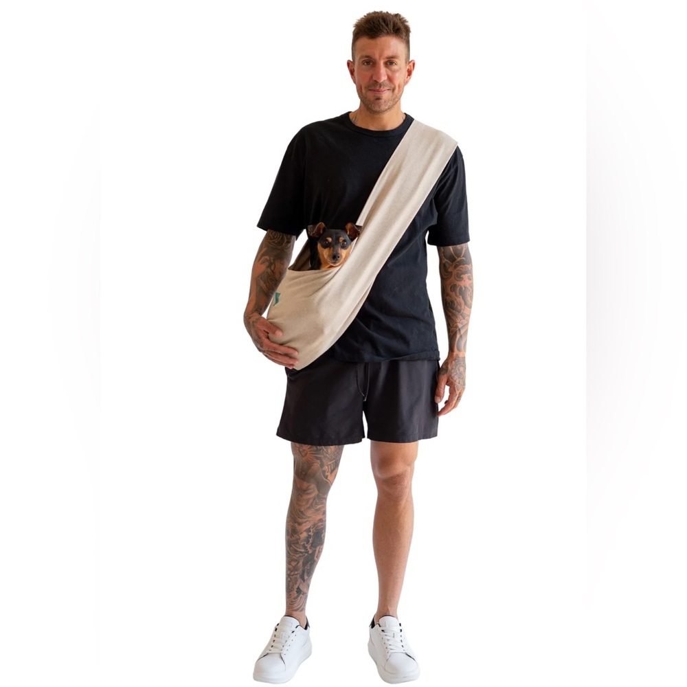 Snuggit dog carrier sling hemp bamboo size M made in Canada